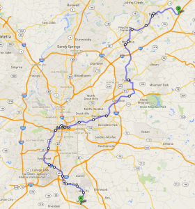 Driving Tour of the Eastern Continental Divide in Atlanta – 